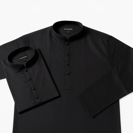 ১ পিস কালো ধুতি কটন পাঞ্জাবী